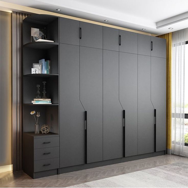 Dark Grey Wardrobe