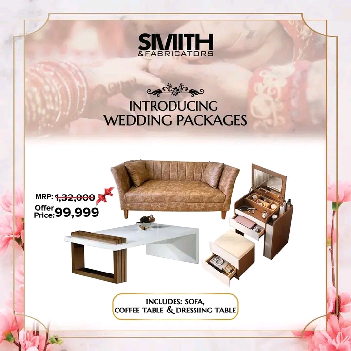 Sofa,Coffee table & Dressing Table