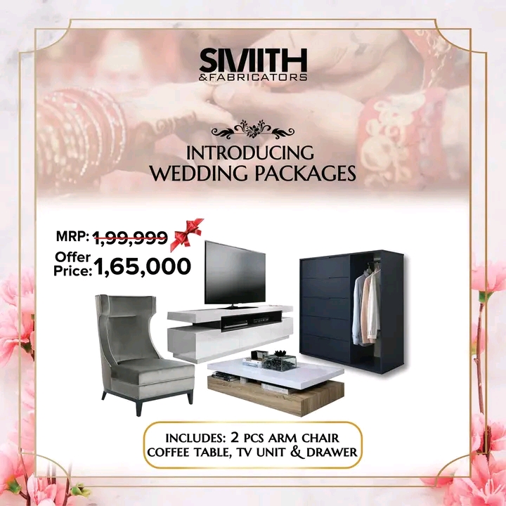 2pcs Armchair , Coffee table, TV Unit & Drawer