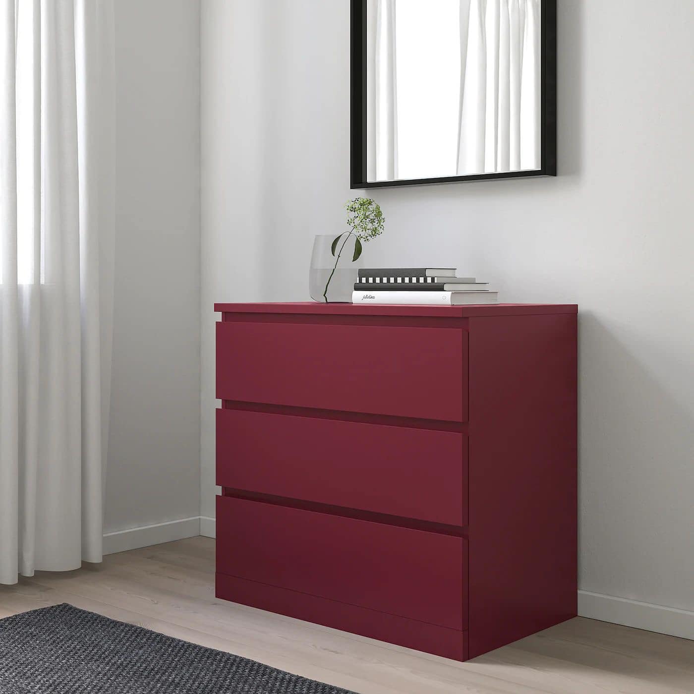 Claret chest of Drawer